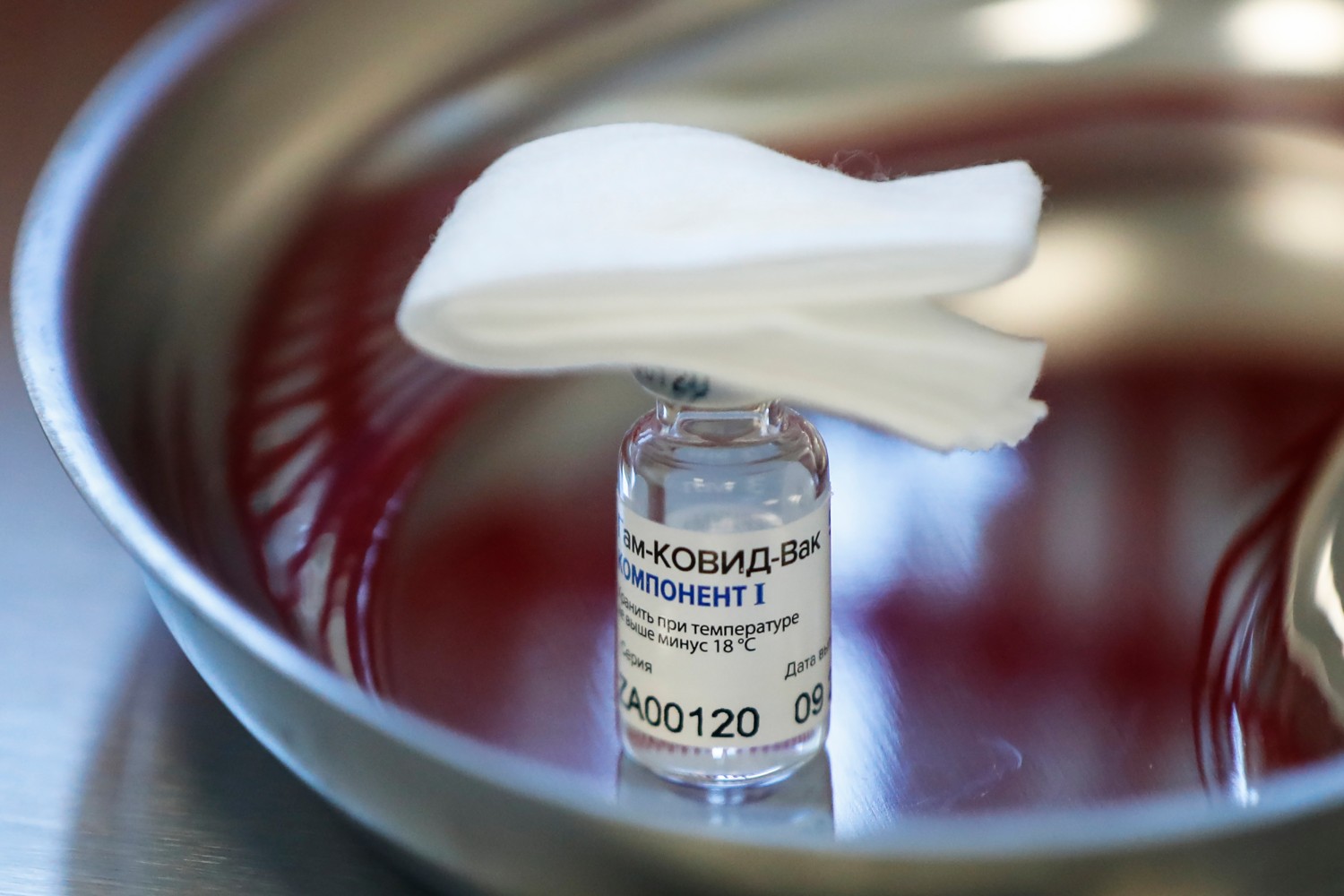 Ruska vakcina protiv koronavirusa Sputnjik V (Foto: AP Photo/Pavel Golovkin)