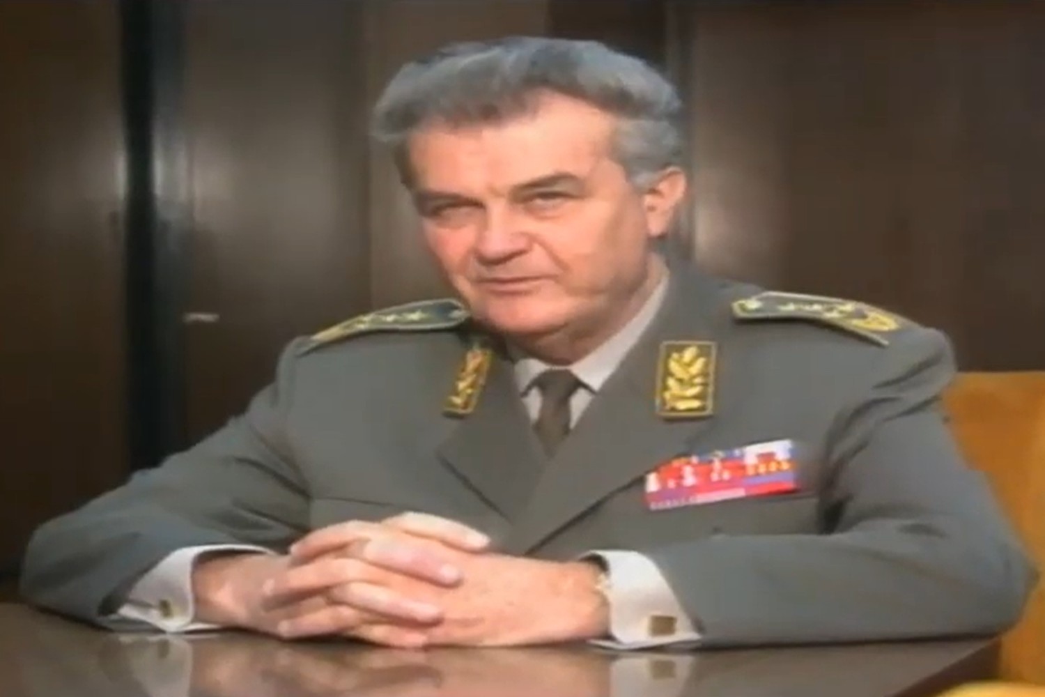 Генерал Вељко Кадијевић, бивши савезни секретар за народну одбрану СФРЈ (Фото: Снимак екрана/Јутјуб/Hjezinac 3)